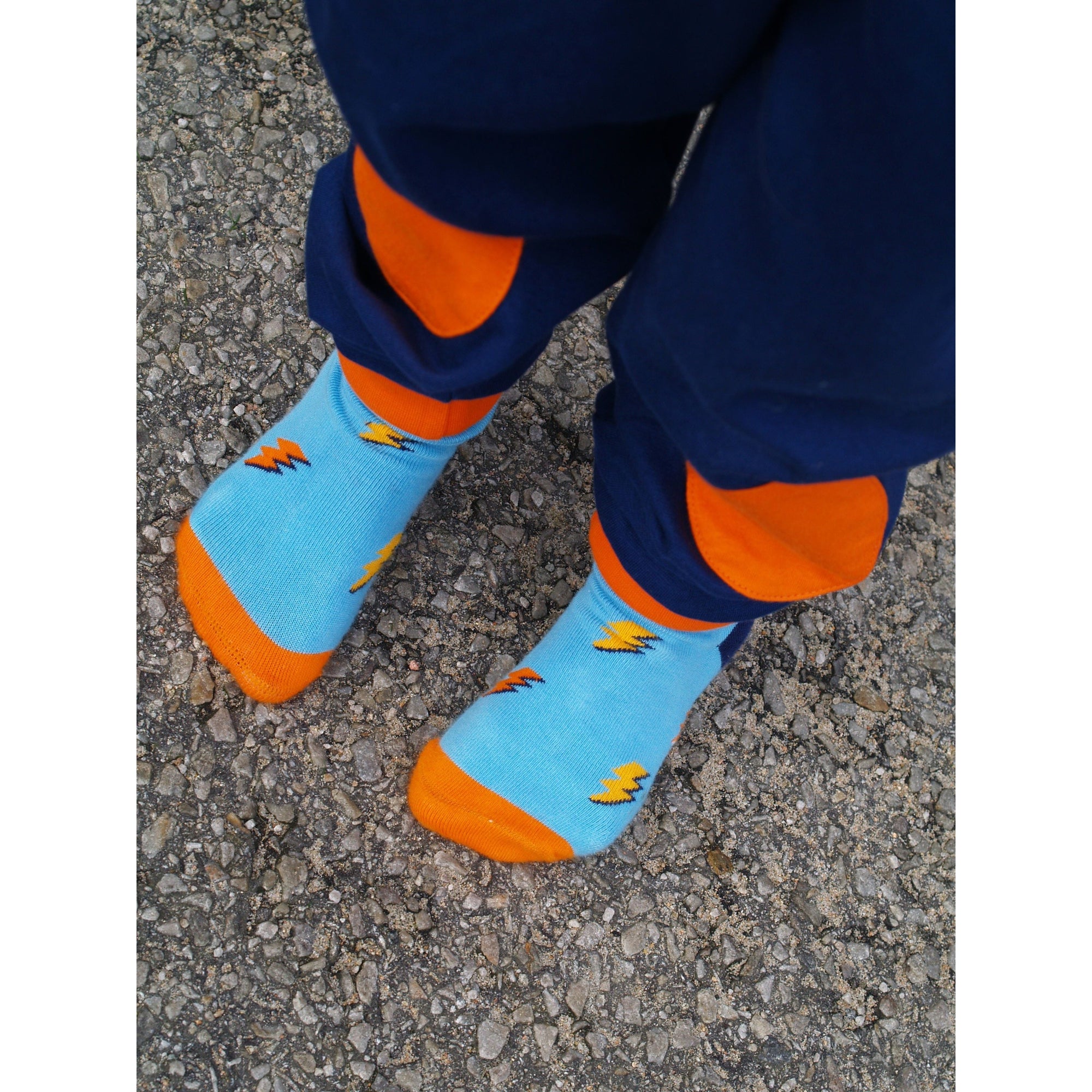 Summer Sky Socks - 1 Left Size 2-3 years-Moromini-Modern Rascals