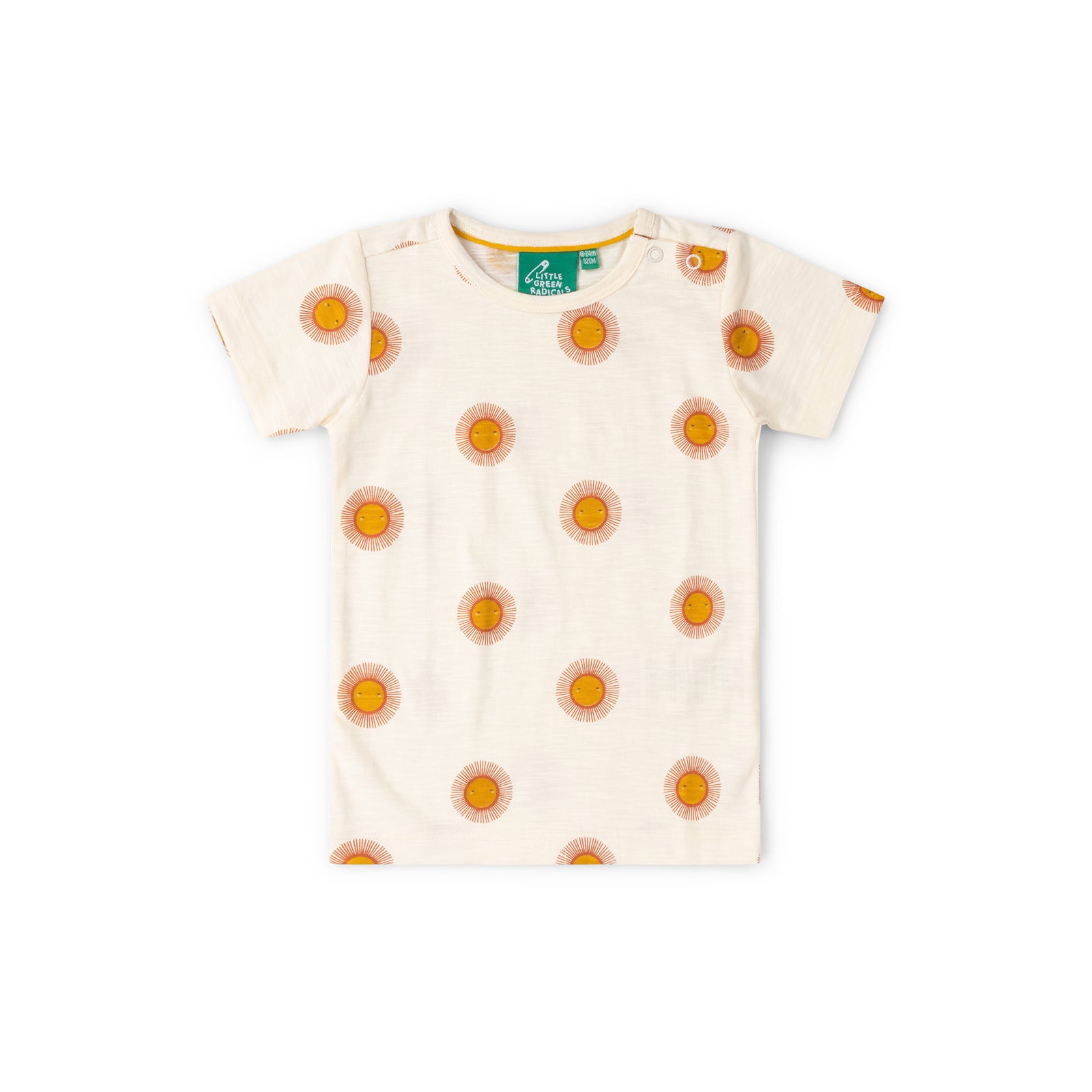 Summer Sun Short Sleeve Popper T-Shirt-Little Green Radicals-Modern Rascals