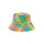 Summertime Check Sorrel Reversible Hat - 1 Left Size 8-10 years-Frugi-Modern Rascals
