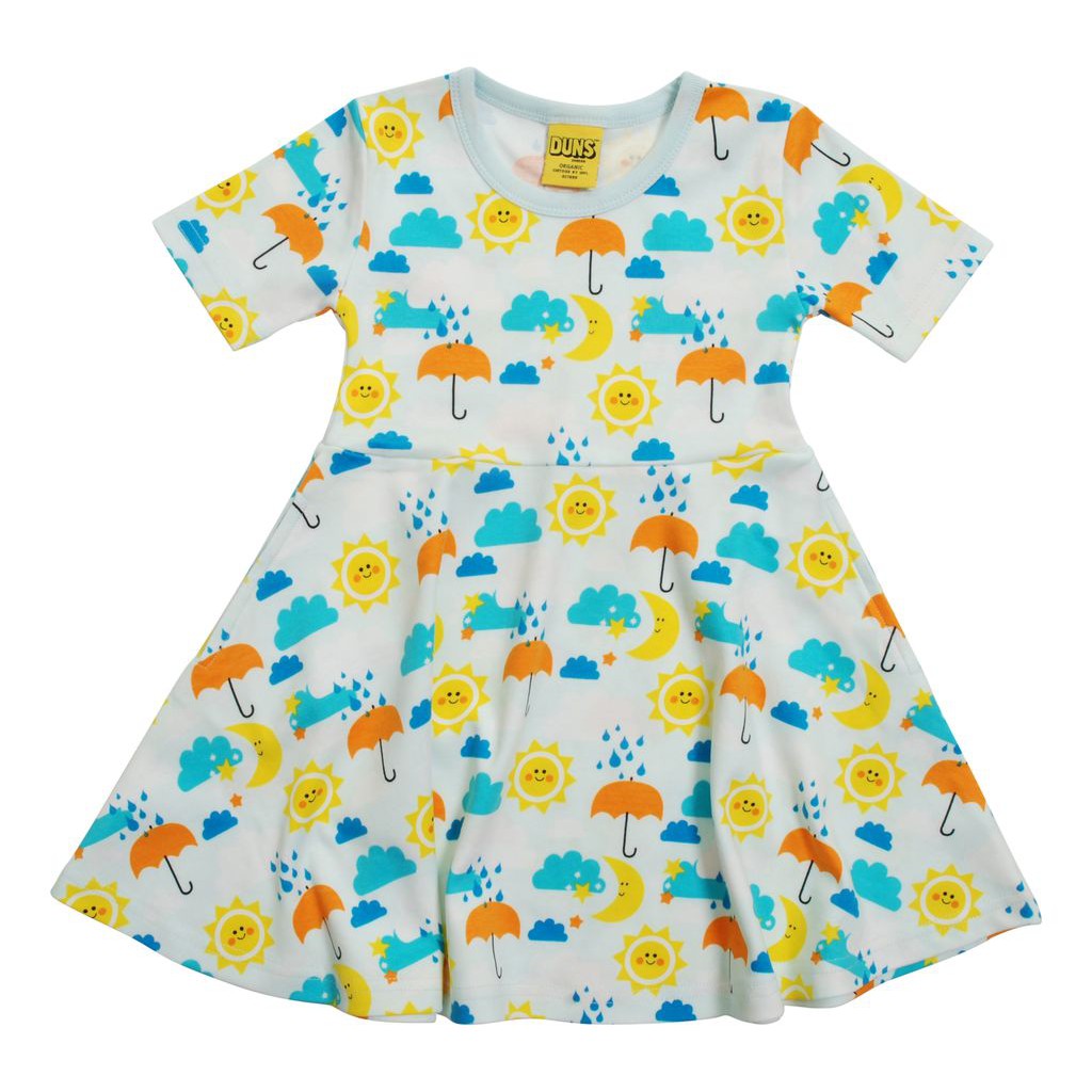 Sun And Rain Short Sleeve Skater Dress-Duns Sweden-Modern Rascals