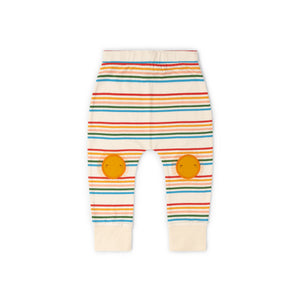 Sun Rays Knee Patch Striped Joggers - 2 Left Size 4-5 years-Little Green Radicals-Modern Rascals