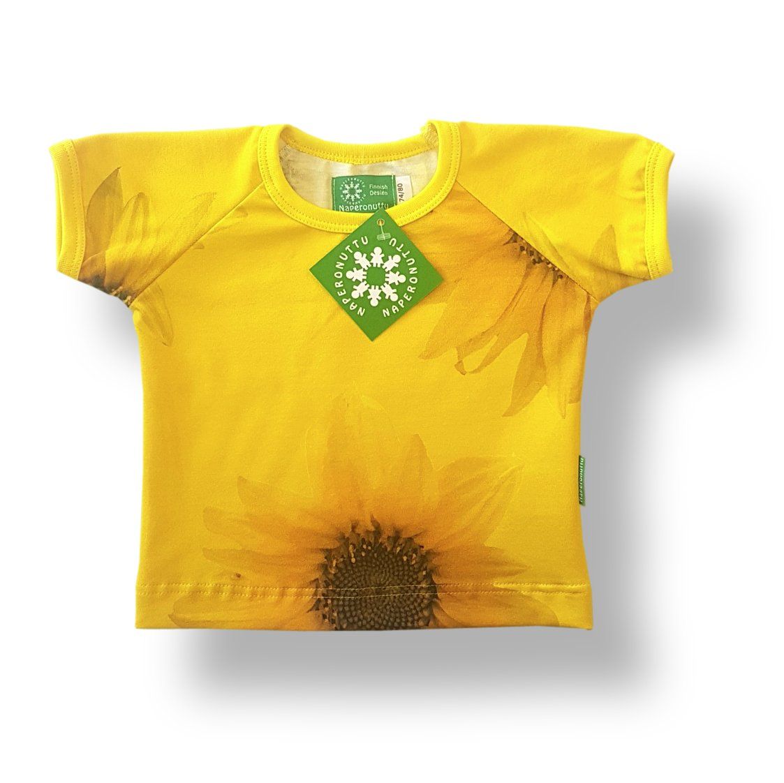 Sunflowers Short Sleeve Shirt - 2 Left Size 2-4 & 10-12 years-Naperonuttu-Modern Rascals