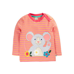 Sunset Stripe / Mouse Orion Circular Top-Frugi-Modern Rascals