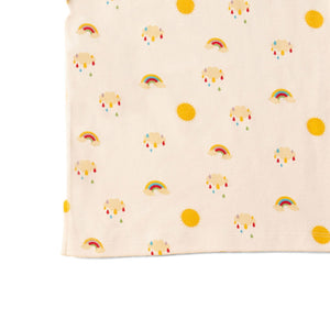 Sunshine & Rainbows Easy Feeding Adaptive Short Sleeve Shirt - 1 Left Size 3-4 years-Little Green Radicals-Modern Rascals
