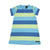 Surf Multi Stripe Short Sleeve Dress-Villervalla-Modern Rascals