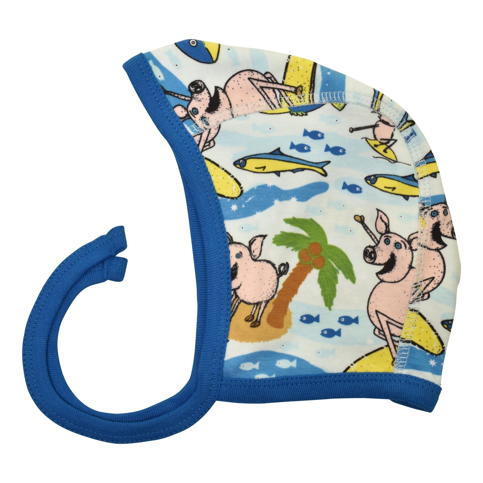 Surf Pig - Blue Baby Hat-Duns Sweden-Modern Rascals
