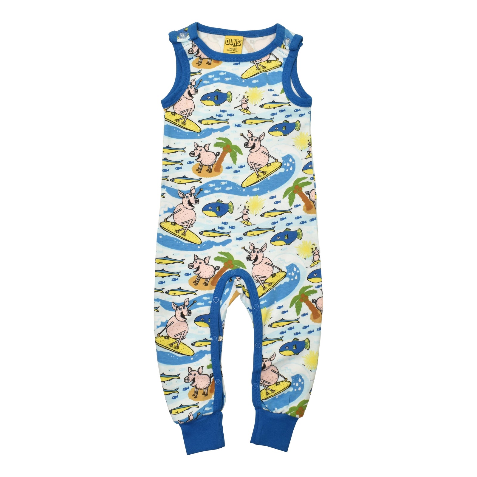 Surf Pig - Blue Dungarees-Duns Sweden-Modern Rascals