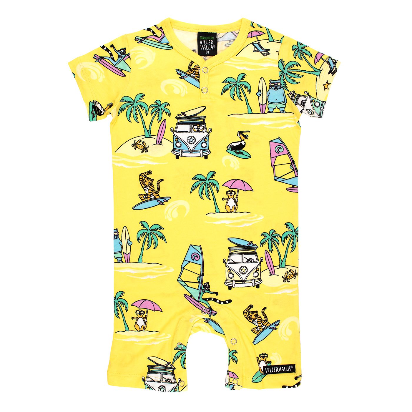 Surf Summer Suit in Lemon - 2 Left Size 3-6 & 6-9 months-Villervalla-Modern Rascals