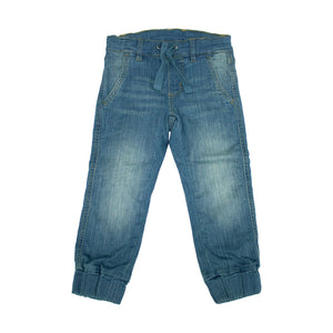 Sweat Denim Trousers - Washed Ink - 2 Left Size 10-11 & 11-12 years-Villervalla-Modern Rascals