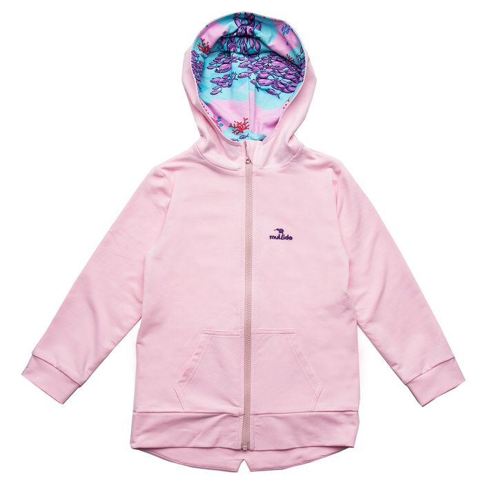 Sweet Pink Zipped Hoodie - 1 Left Size 2-4 years-Mullido-Modern Rascals