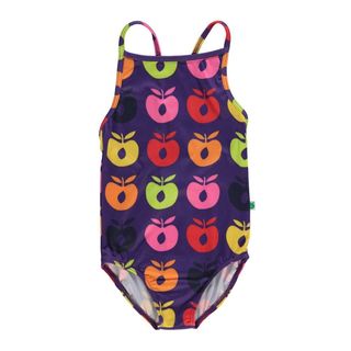 Swimsuit With Retro Apples in Purple Heart - 1 Left Size 2-3 years-Smafolk-Modern Rascals