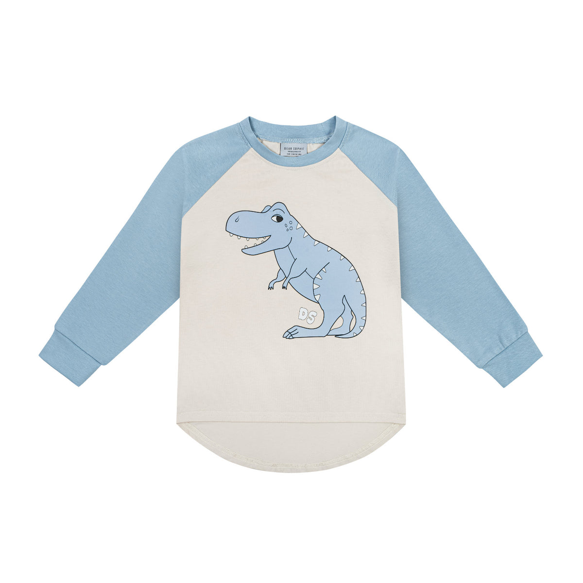 T-Rex Long Sleeve Shirt - 2 Left Size 8-10 & 10-12 years-Dear Sophie-Modern Rascals
