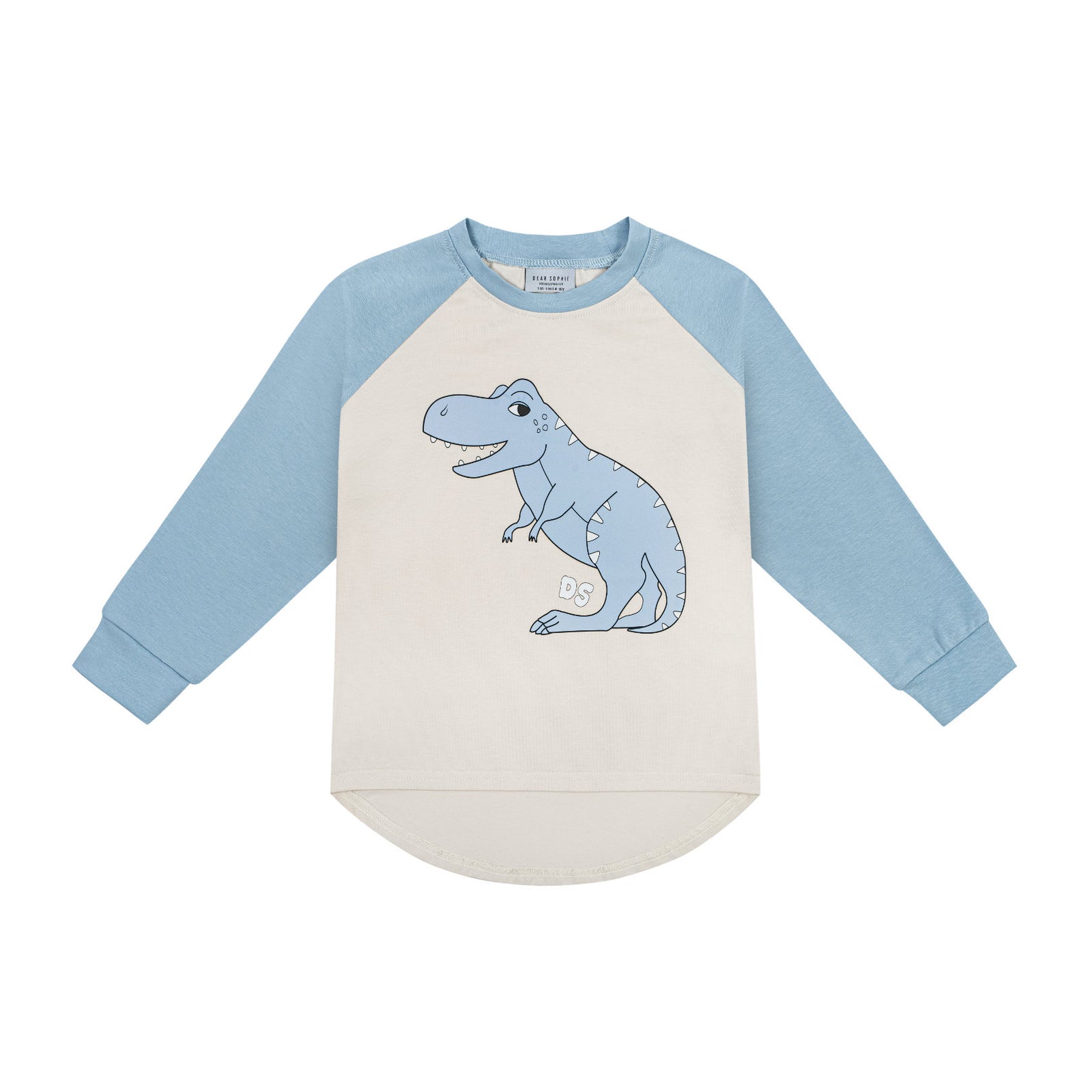 T-Rex Long Sleeve Shirt - 2 Left Size 8-10 & 10-12 years-Dear Sophie-Modern Rascals
