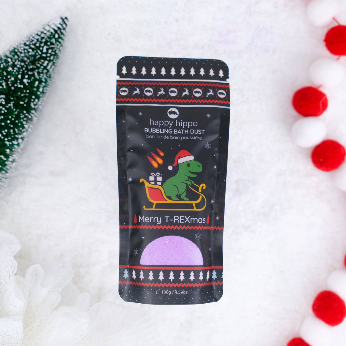 T-REXmas Dust - Bath Dust with Mini Bath Bombs-Happy Hippo Bath-Modern Rascals