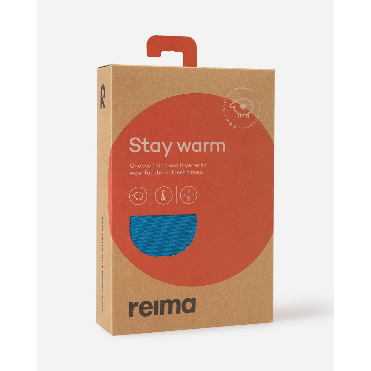 Taitoa Wool-Lyocell Blend Base Layer Set - Aquatic Blue - Solid-Reima-Modern Rascals
