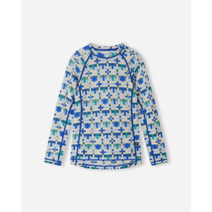 Taitoa Wool-Lyocell Blend Base Layer Set - Birch Beige - Print-Reima-Modern Rascals