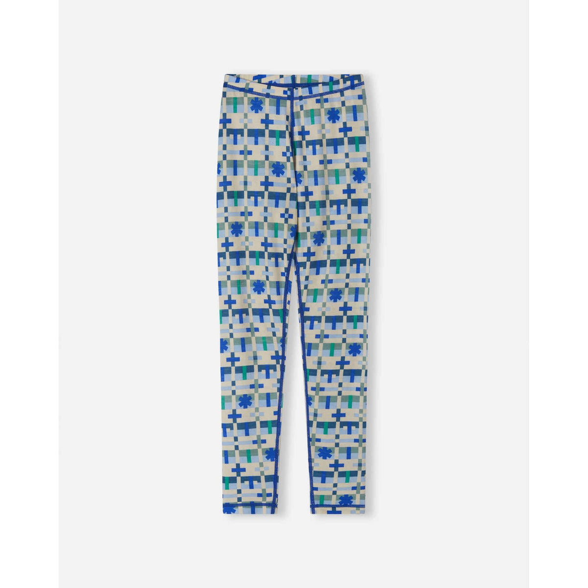 Taitoa Wool-Lyocell Blend Base Layer Set - Birch Beige - Print-Reima-Modern Rascals