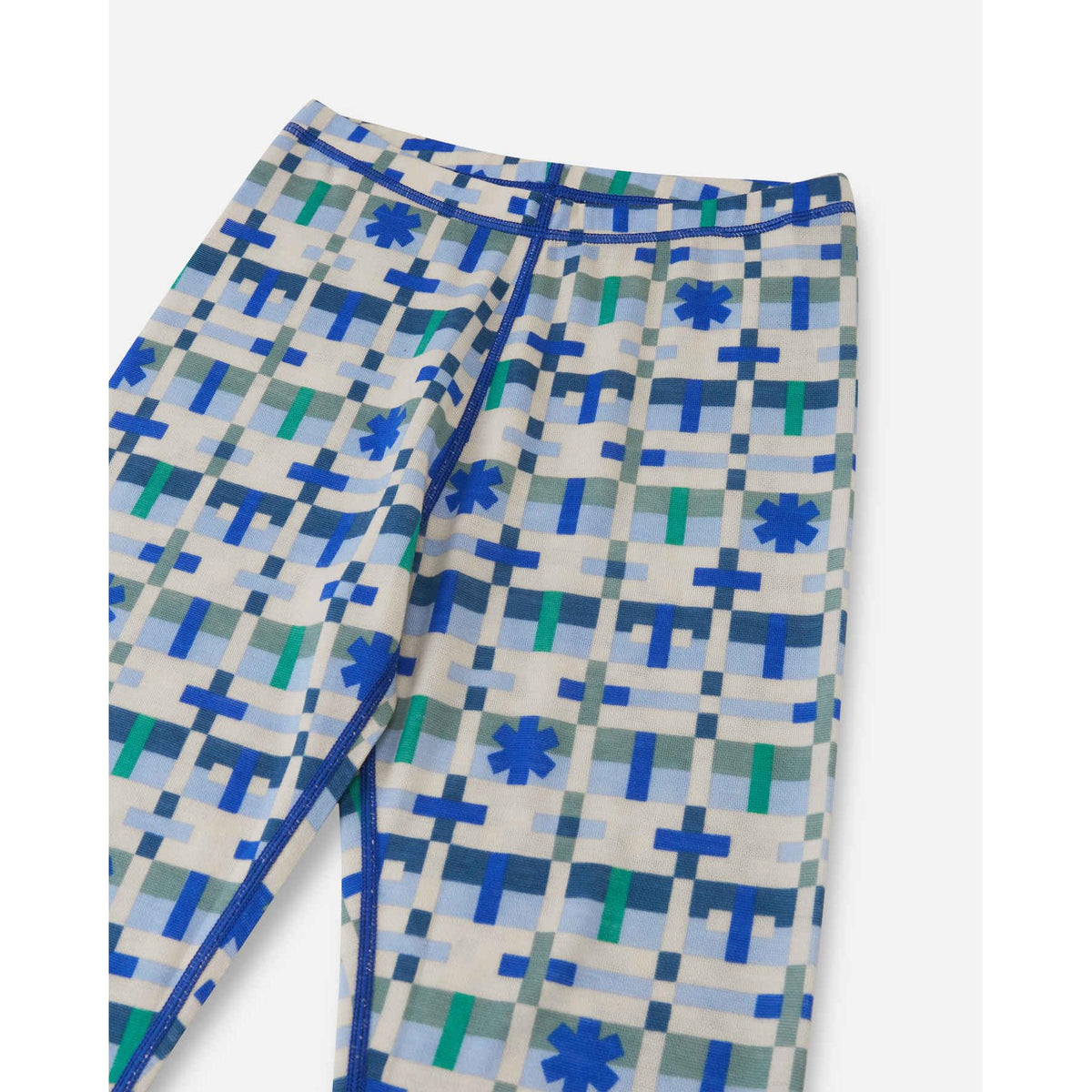 Taitoa Wool-Lyocell Blend Base Layer Set - Birch Beige - Print-Reima-Modern Rascals