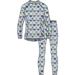 Taitoa Wool-Lyocell Blend Base Layer Set - Birch Beige - Print-Reima-Modern Rascals