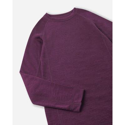 Taitoa Wool-Lyocell Blend Base Layer Set - Deep Purple-Reima-Modern Rascals