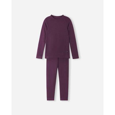 Taitoa Wool-Lyocell Blend Base Layer Set - Deep Purple-Reima-Modern Rascals