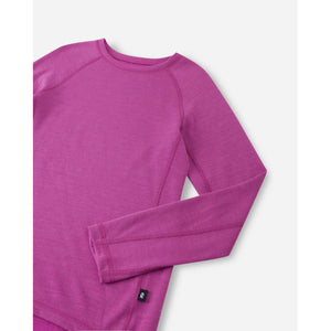 Taitoa Wool-Lyocell Blend Base Layer Set - Fucshia - Solid-Reima-Modern Rascals
