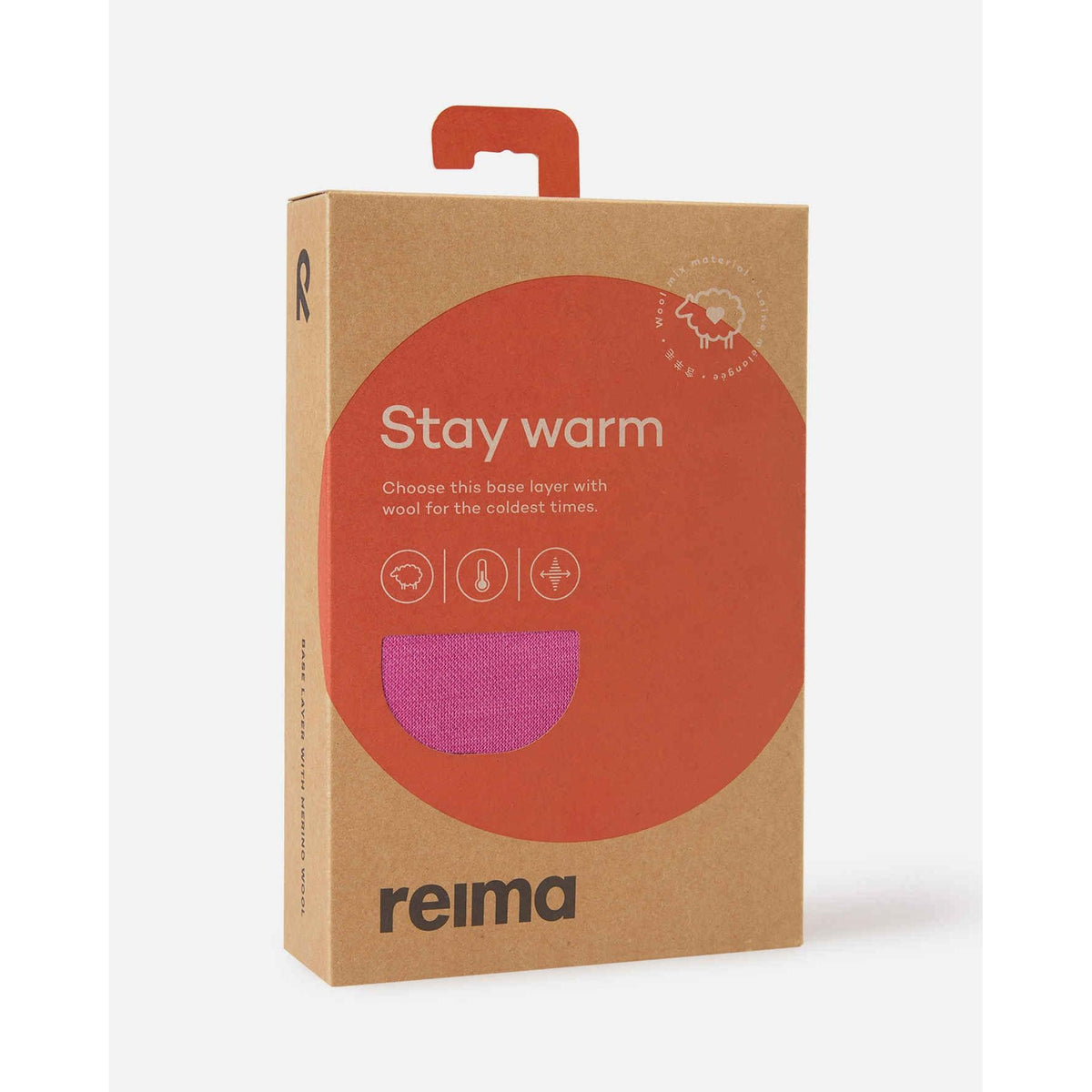 Taitoa Wool-Lyocell Blend Base Layer Set - Fucshia - Solid-Reima-Modern Rascals