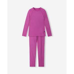 Taitoa Wool-Lyocell Blend Base Layer Set - Fucshia - Solid-Reima-Modern Rascals
