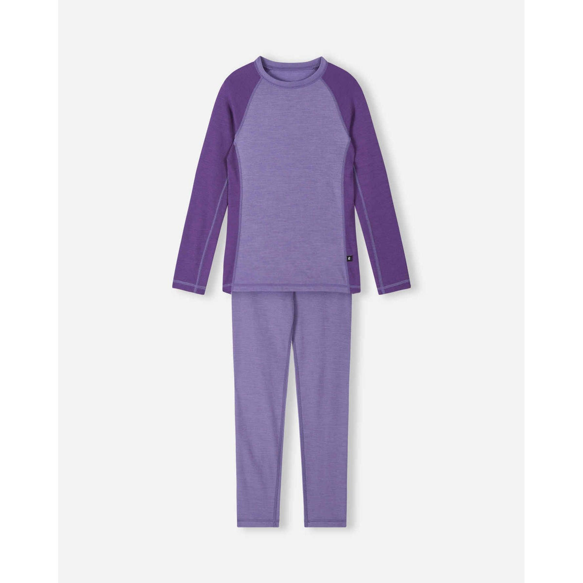 Taitoa Wool-Lyocell Blend Base Layer Set - Misty Violet - Solid-Reima-Modern Rascals