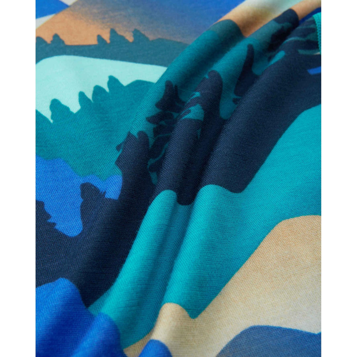 Taitoa Wool-Lyocell Blend Base Layer Set - Navy - Print-Reima-Modern Rascals