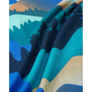 Taitoa Wool-Lyocell Blend Base Layer Set - Navy - Print-Reima-Modern Rascals