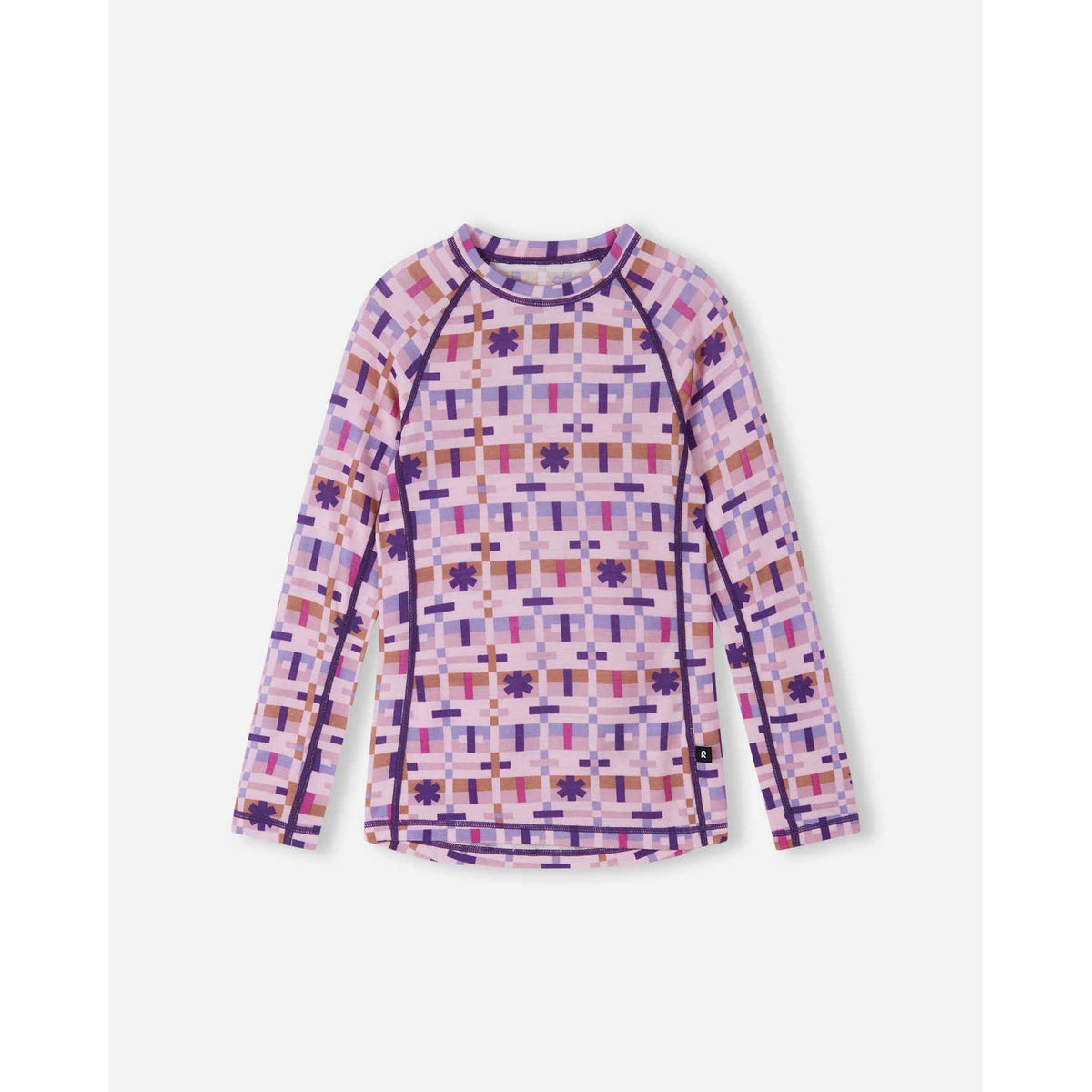 Taitoa Wool-Lyocell Blend Base Layer Set - Pale Rose - Print-Reima-Modern Rascals