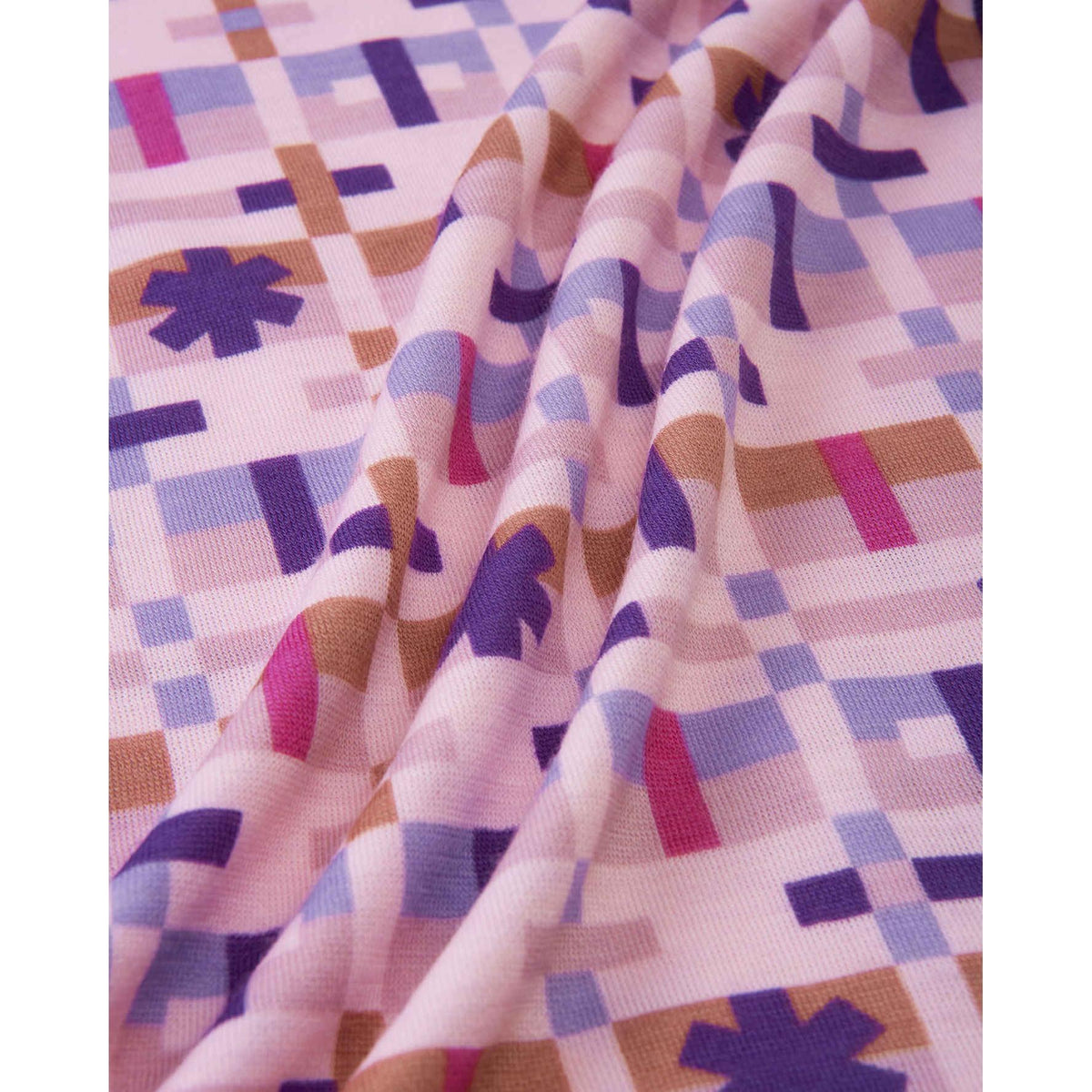 Taitoa Wool-Lyocell Blend Base Layer Set - Pale Rose - Print-Reima-Modern Rascals