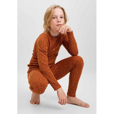 Taival Wool-blend Base Layer Set - Cinnamon Brown-Reima-Modern Rascals
