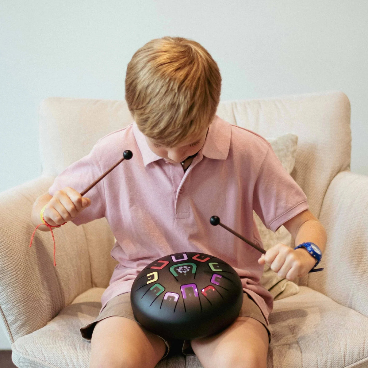 Tambu 8" 11 Tones Tongue Drum - Black Nature-Tambu-Modern Rascals