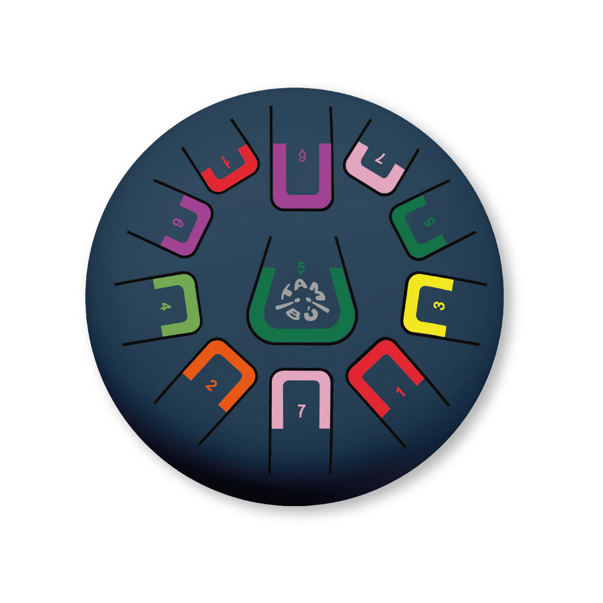 Tambu 8" 11 Tones Tongue Drum - Deep Space-Tambu-Modern Rascals