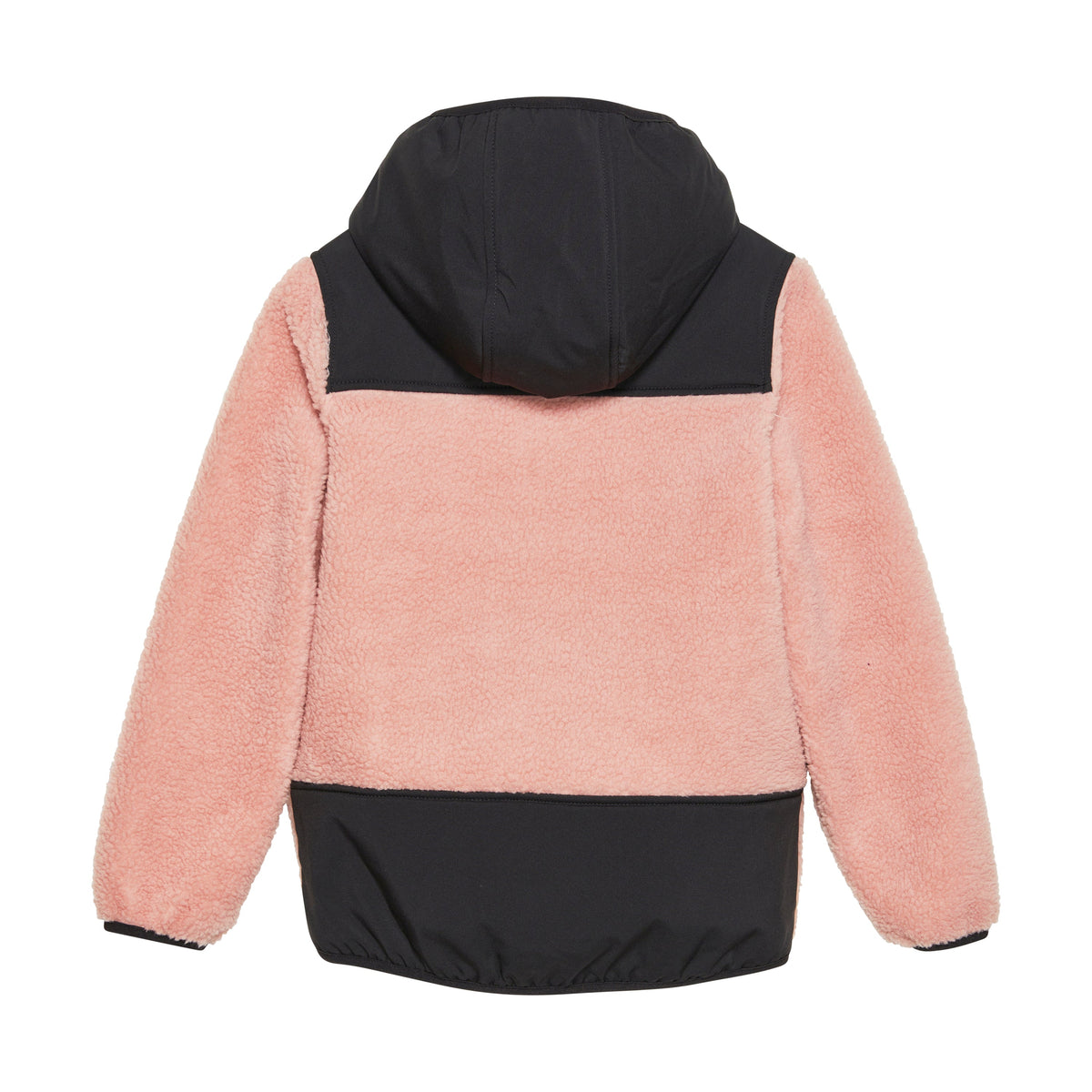Teddy Fleece Jacket with Hood in Misty Rose - 2 Left Size 5-6 & 12-14 years-Color Kids-Modern Rascals