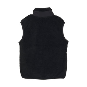 Teddy Fleece Vest in Black-Color Kids-Modern Rascals