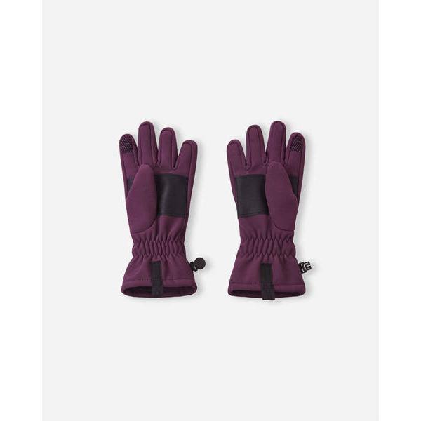 Tehden Softshell Gloves with Lining - Deep Purple-Reima-Modern Rascals