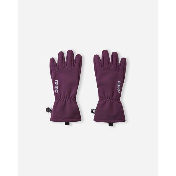 Tehden Softshell Gloves with Lining - Deep Purple-Reima-Modern Rascals