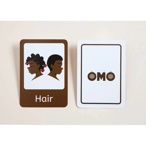 The Little Omo's Parts of the Body Flashcards-Little Omo-Modern Rascals