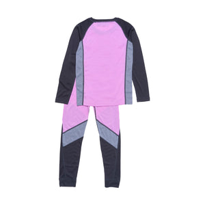 Thermal Underwear in Violet Tulle Colourblock - 2 Left Size 2-4 & 12-14 years-Color Kids-Modern Rascals