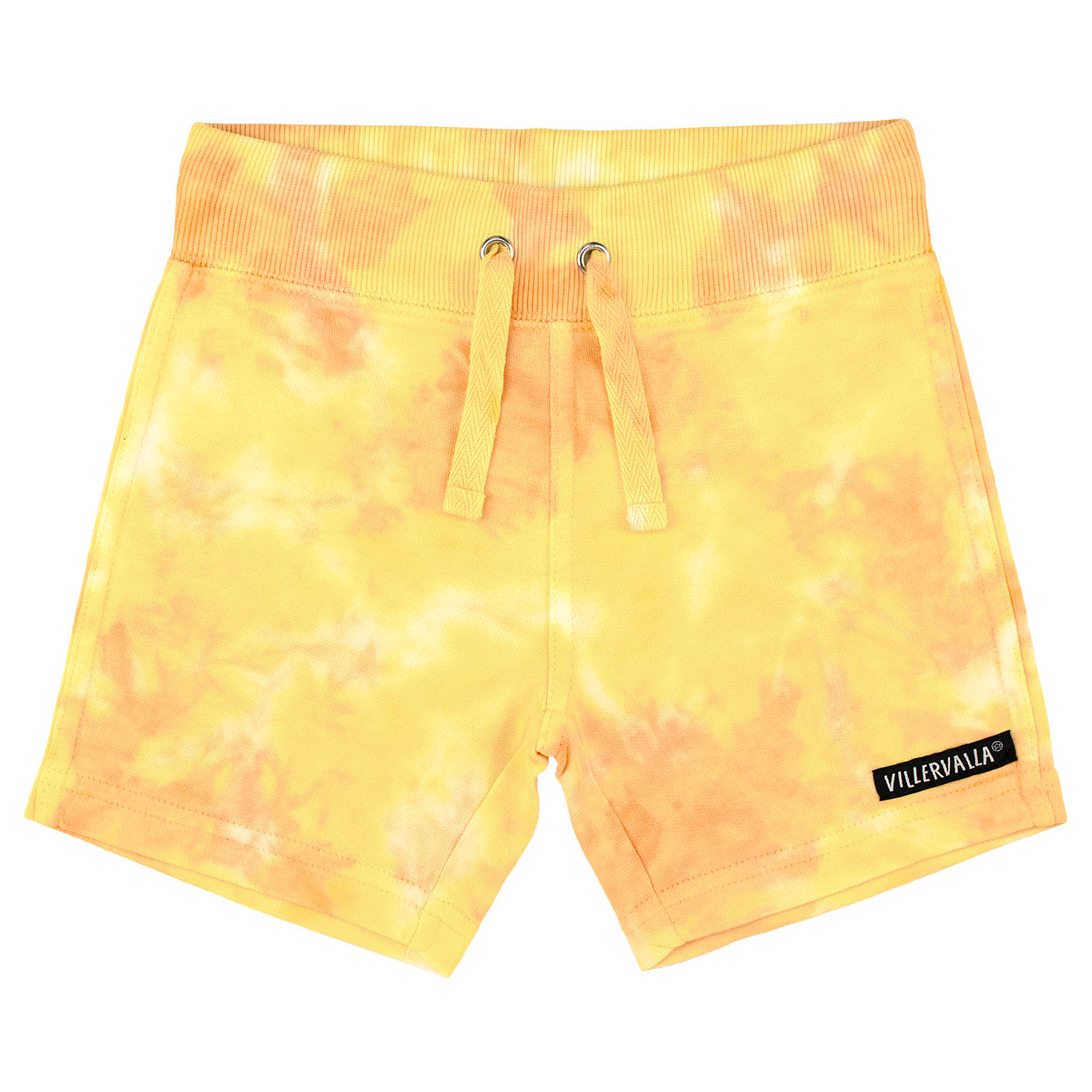 Tie Dye Relaxed Shorts - Mandarin / Lemon - ! Left Size 4-5-Villervalla-Modern Rascals