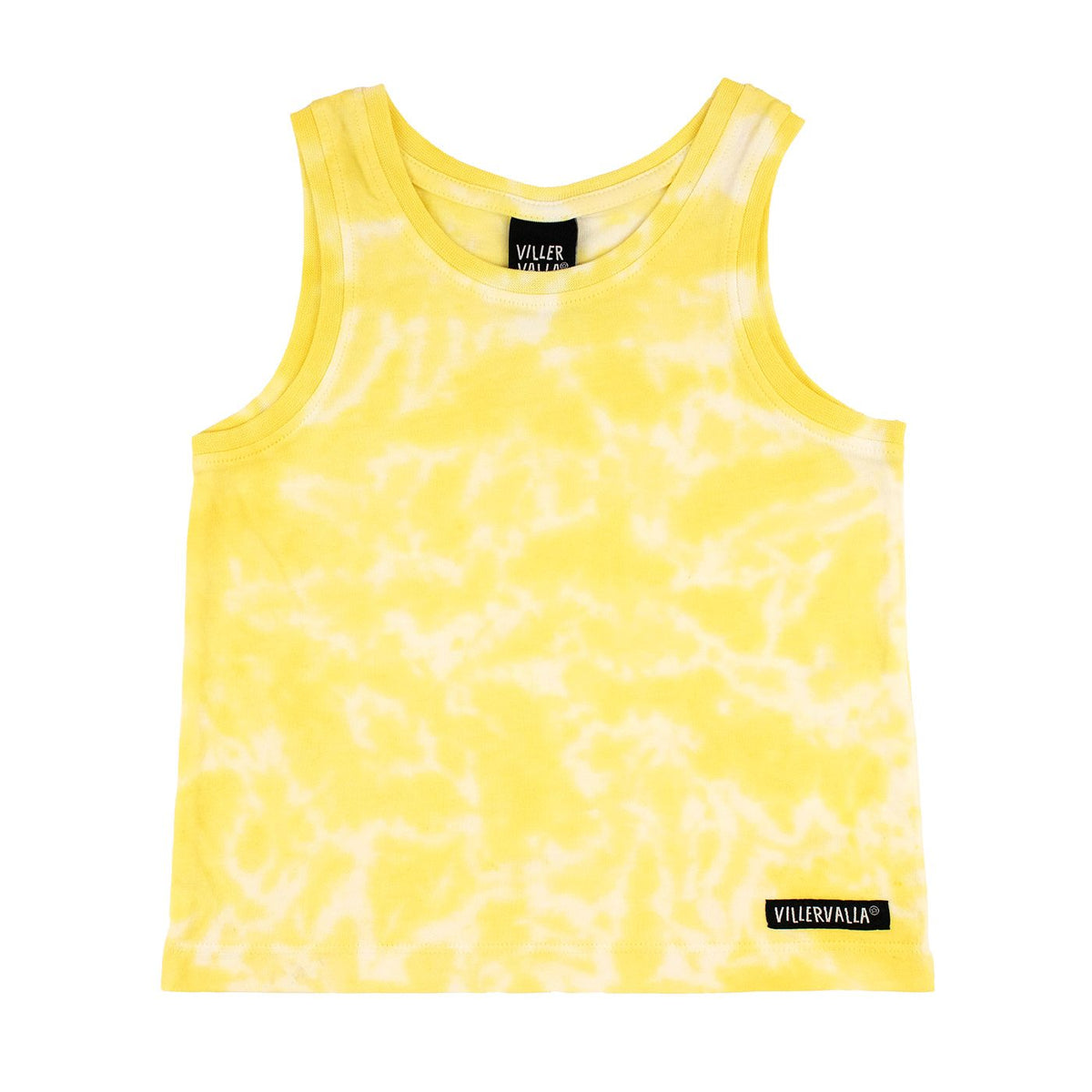 Tie Dye Tank Top in Lemon-Villervalla-Modern Rascals
