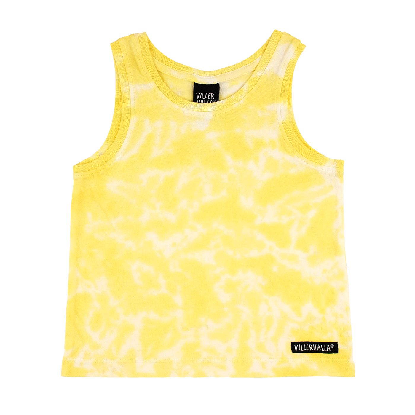 Tie Dye Tank Top in Lemon-Villervalla-Modern Rascals