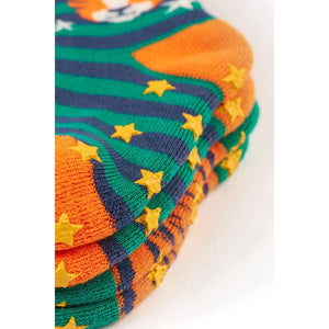 Tiger Multipack Grippy Socks - 2 Pack-Frugi-Modern Rascals