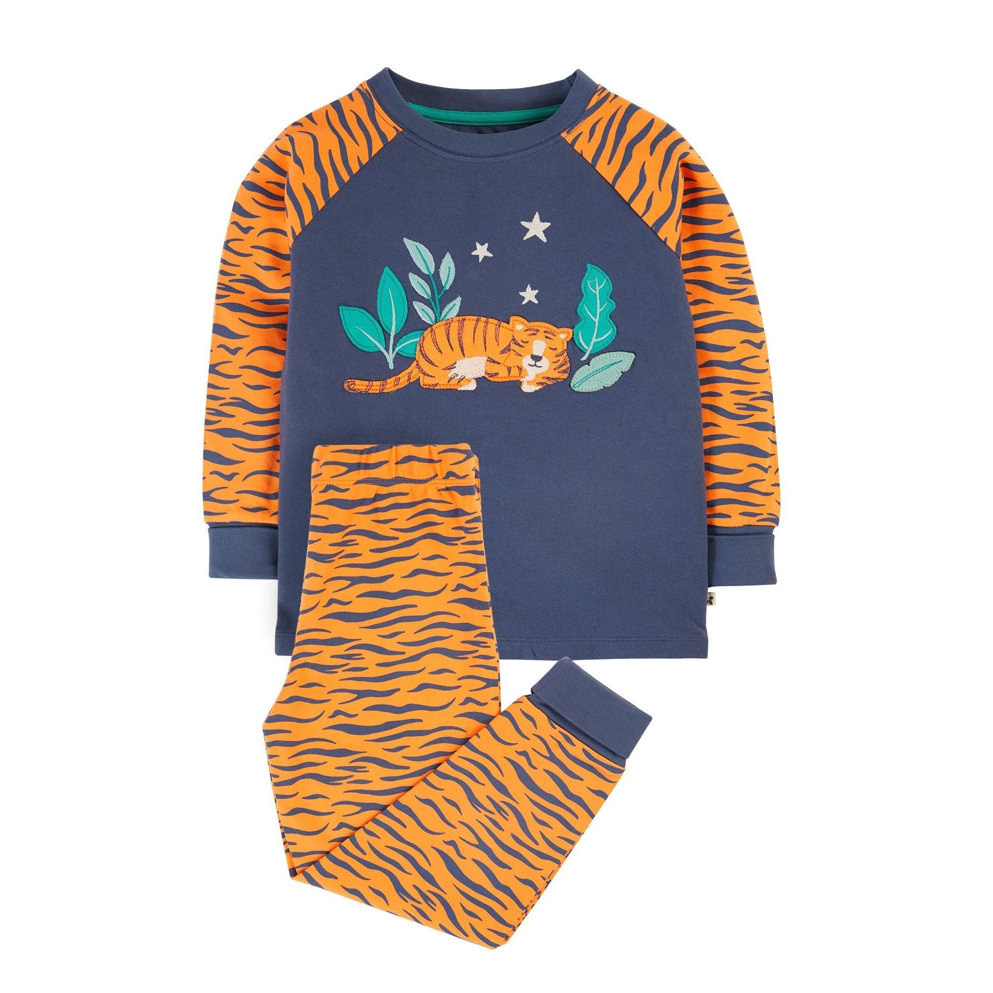 Tiger / Sleeping Tiger Jamie Jim Jams Pyjamas-Frugi-Modern Rascals