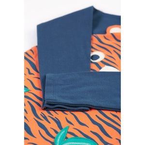 Tiger / Tiger Face Happy Raglan - 1 Left Size 3-4 years-Frugi-Modern Rascals