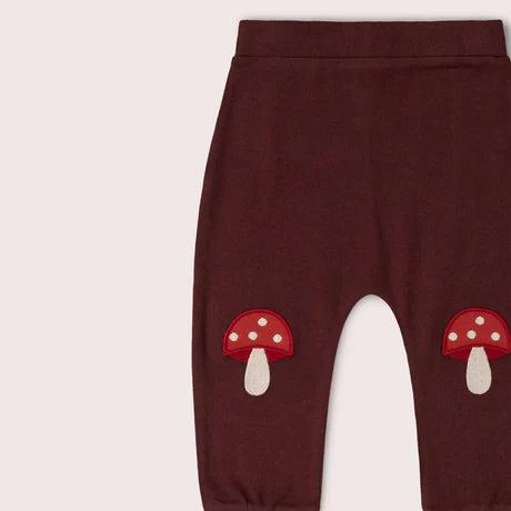 Toadstool Knee Patch Joggers-Little Green Radicals-Modern Rascals