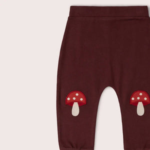 Toadstool Knee Patch Joggers-Little Green Radicals-Modern Rascals